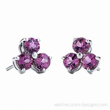 Earrings, Elegant Design, Made of Metal with Plating, OEM/ODM Orders Welcomed